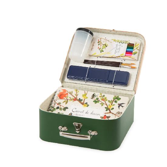 Le Botaniste - Watercolour Artist Case Valise L'aquarelliste By Moulin Roty