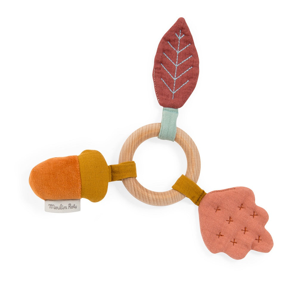 Oak Tree Ring Rattle by Moulin Roty