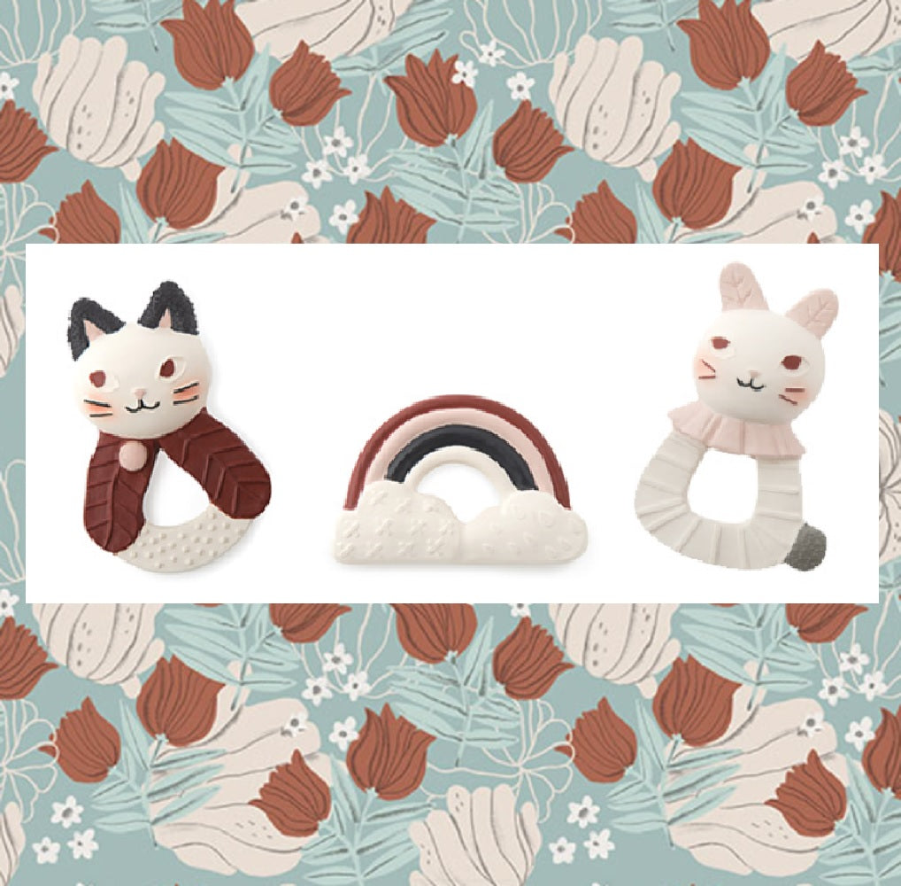 Cat Rubber Ring By Moulin Roty