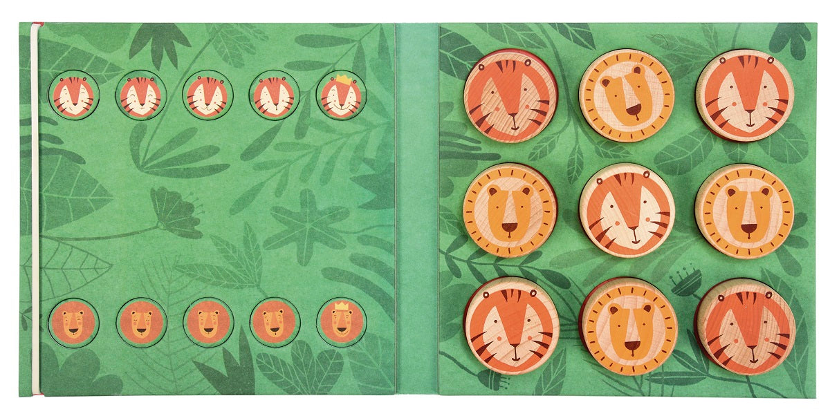 Tic Tac Toe - Lion & Tiger By Londji