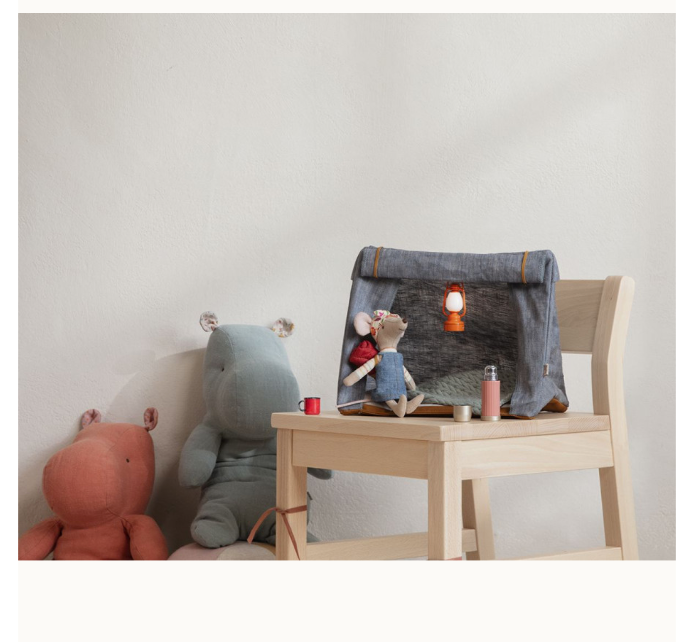 Maileg - Thermos and cups - Soft Coral