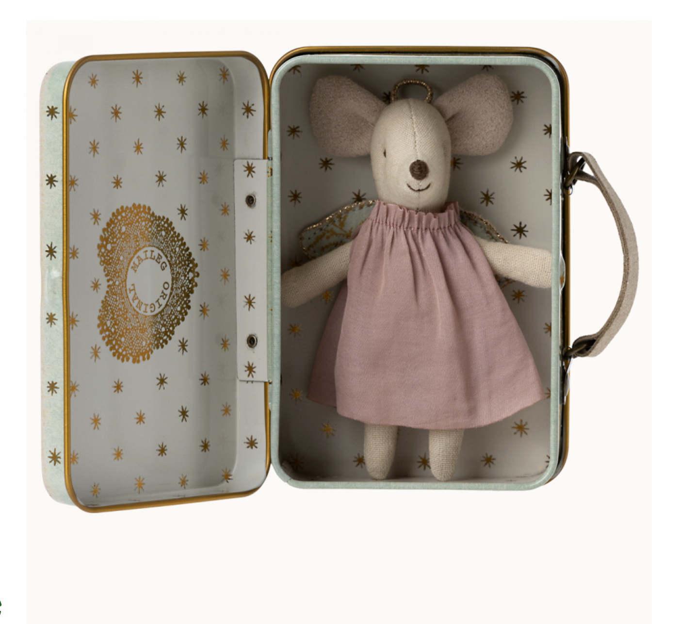 Maileg Angel Mouse in Suitcase