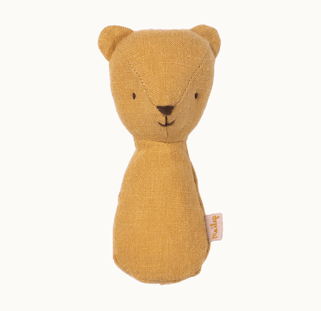 Maileg Teddy rattle - Dusty Yellow