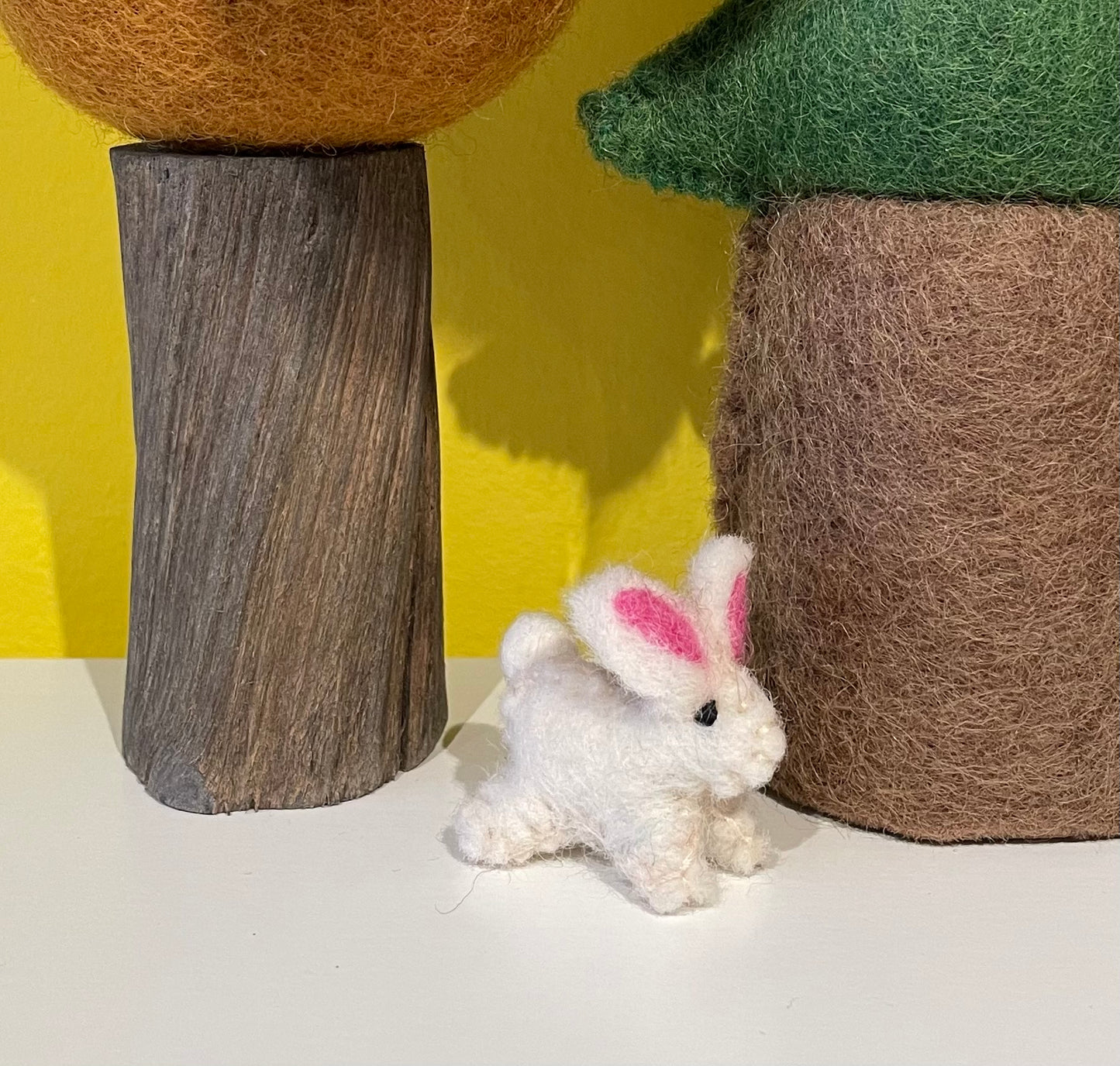 Mini Bunnies Felted Wool By Papoose