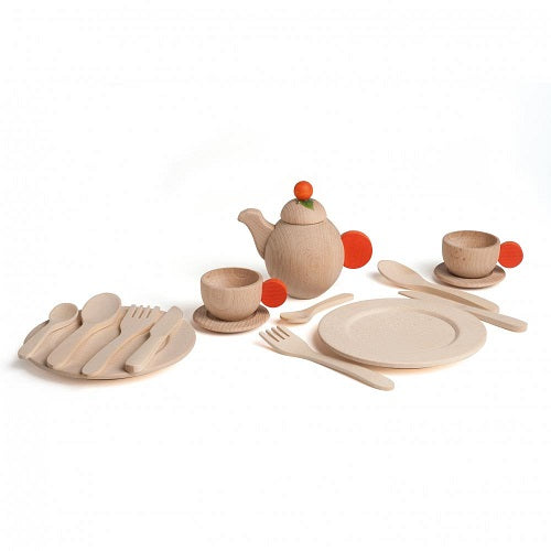 Tableware - Wood Crockery Set By Erzi