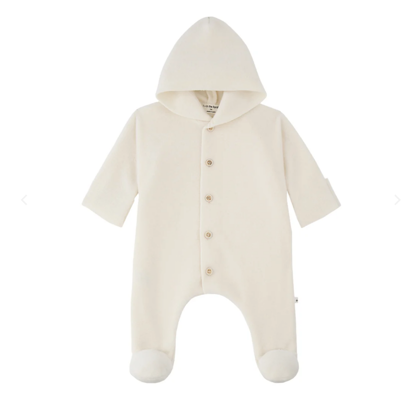 1+ In The Family Baby Biarritz Jumpsuit Ecru Cream