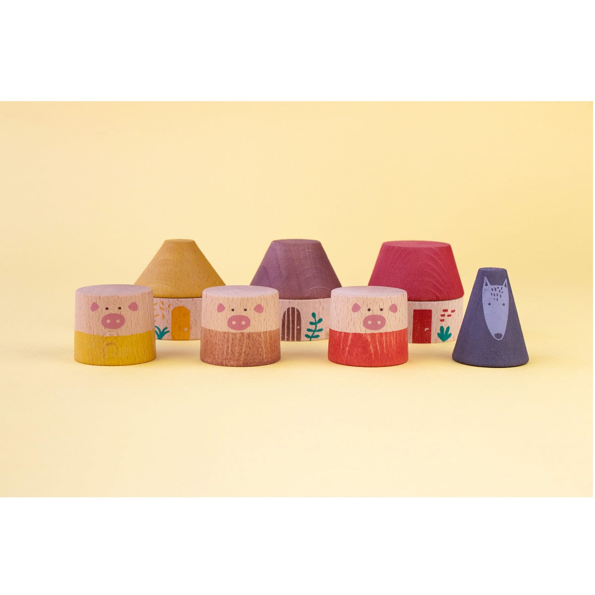 Wooden Toy - My Three Little Pigs  By Londji