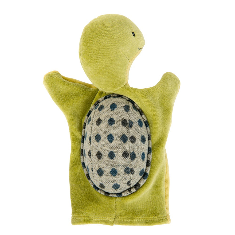 Grande Famille - Camille Turtle Hand Puppet By Moulin Roty