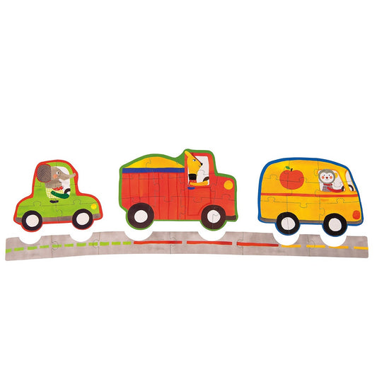 Popipop - Puzzles (Set of 4) By Moulin Roty