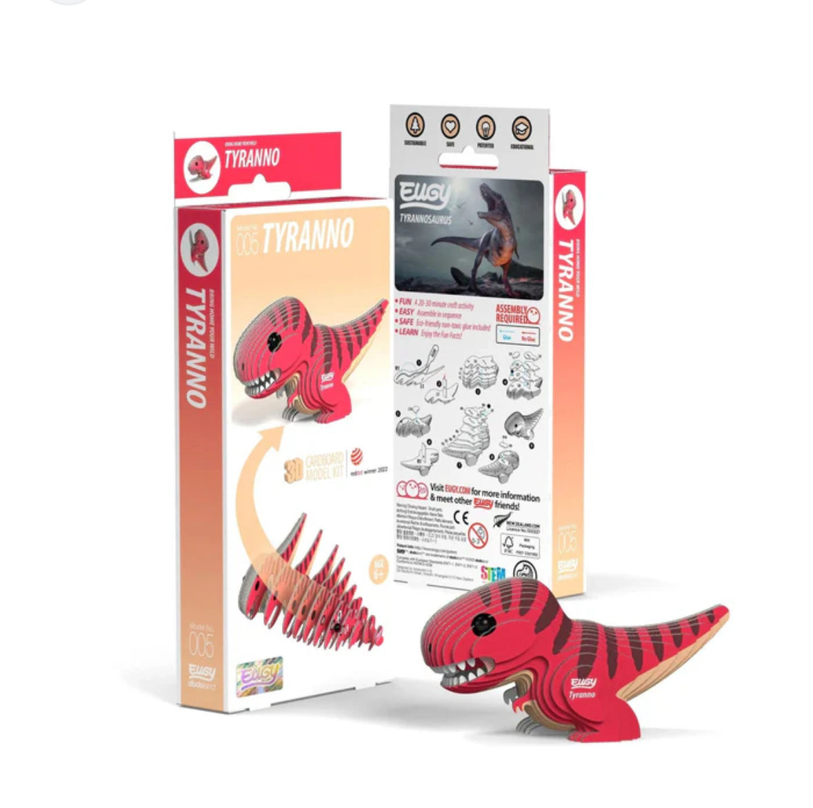 Eugy 3D Puzzle Tyranno