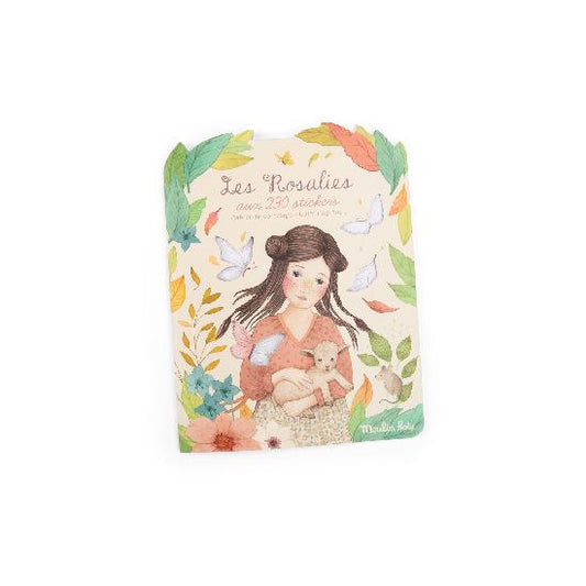 Les Rosalies - Colouring Book w/ Stickers By Cecile Blindermann and Moulin Roty