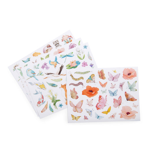 Les Rosalies - Pack of 108 Stickers  By Moulin Roty