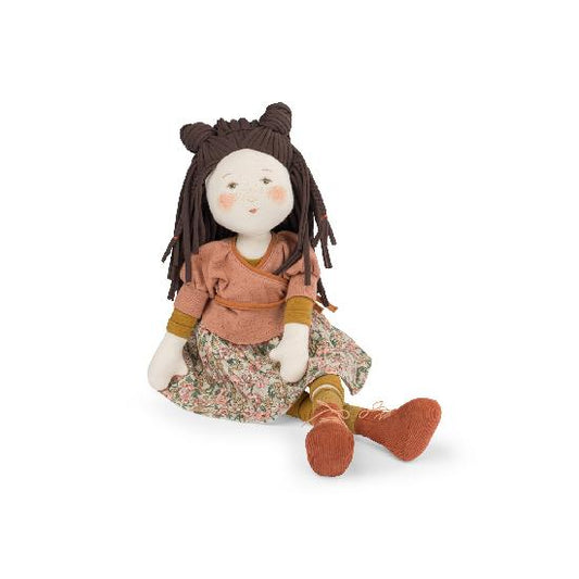 Les Rosalies - Marjolaine Rag Doll  By Cecile Blindermann and Moulin Roty