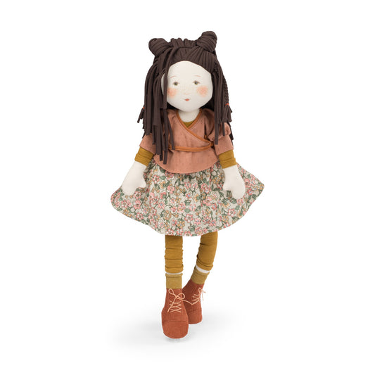 Les Rosalies - Marjolaine Rag Doll  By Cecile Blindermann and Moulin Roty