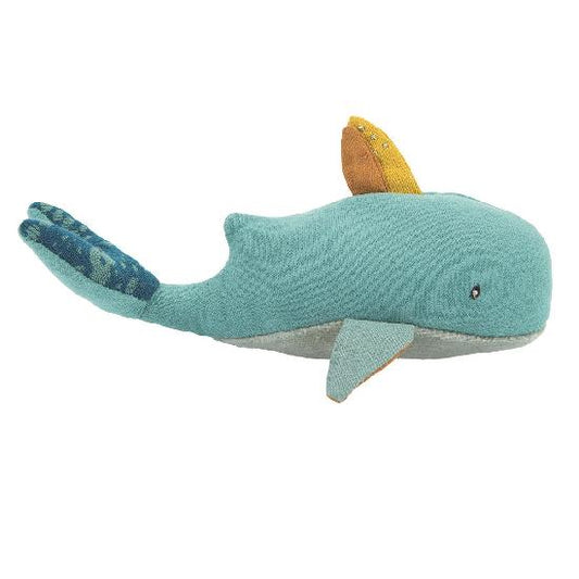 Voyage D'Olga - Josephine Whale Rattle  By Moulin Roty
