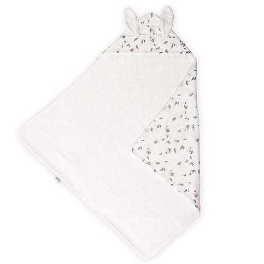 Apres la Pluie - Rabbit Hooded Towel  By Moulin Roty & Lucile Micheili