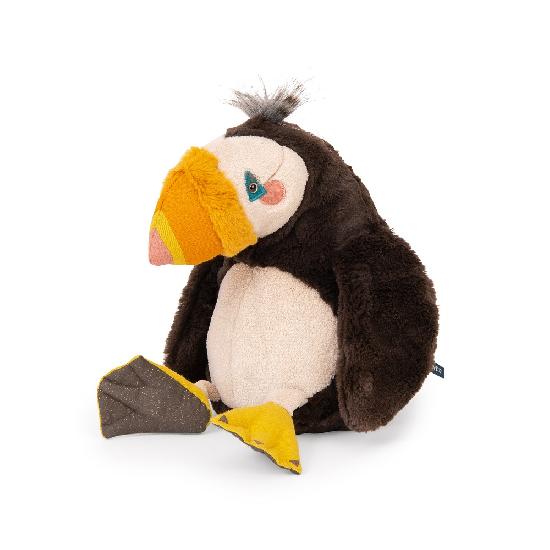 Tout Autour Du Monde - Puffin Soft Toy By Moulin Roty