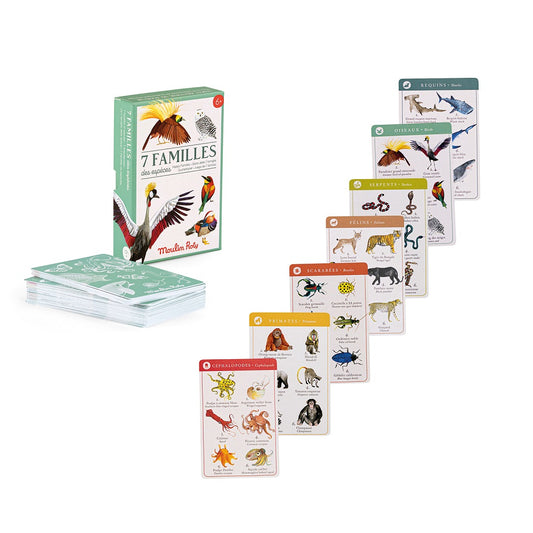 Happy Families Card Game By Moulin Roty