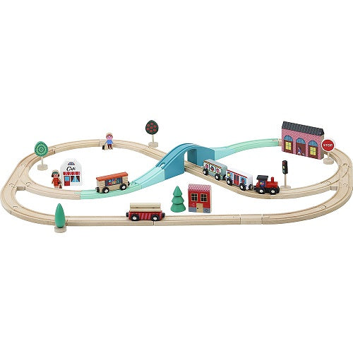 Ingela P. Arrhenius - Grand Express Train Set with track By Vilac