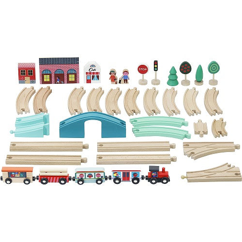 Ingela P. Arrhenius - Grand Express Train Set with track By Vilac