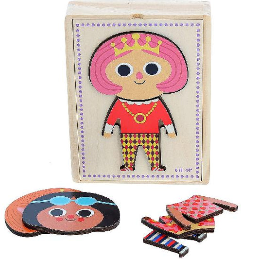 Wooden Puzzle, Jade By Vilac