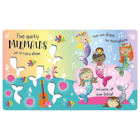 Five Sparkly Mermaids - Board Book