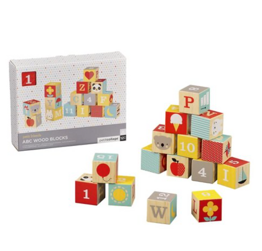 ABC Wood Blocks by Petit Collage