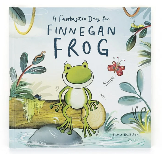A Fantastic Day for Finnegan Frog Book by Jellycat
