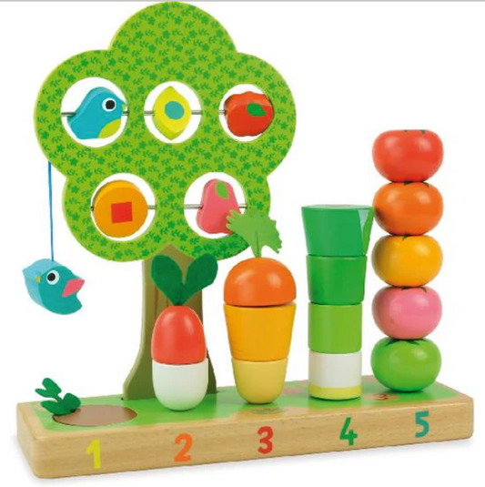 Activity - I learn counting vegetables by Vilac