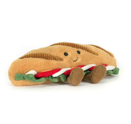 Amuseables Caprese Baguette by Jellycat