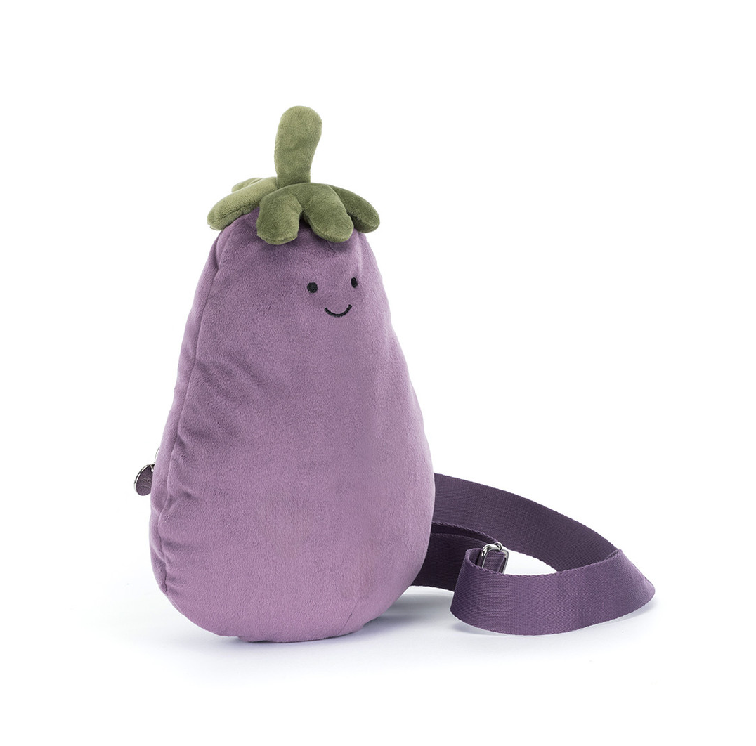 Amuseables Eggplant Bum Bag by Jellycat