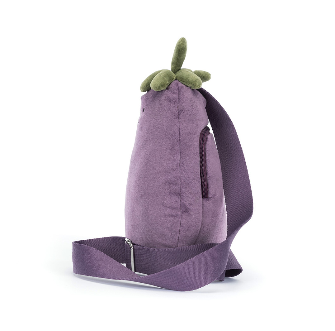 Amuseables Eggplant Bum Bag by Jellycat