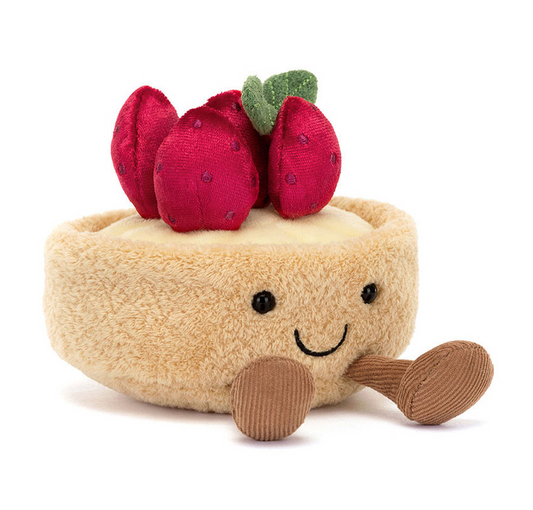 Amuseables Fleurette Tarte Aux Fraises by Jellycat