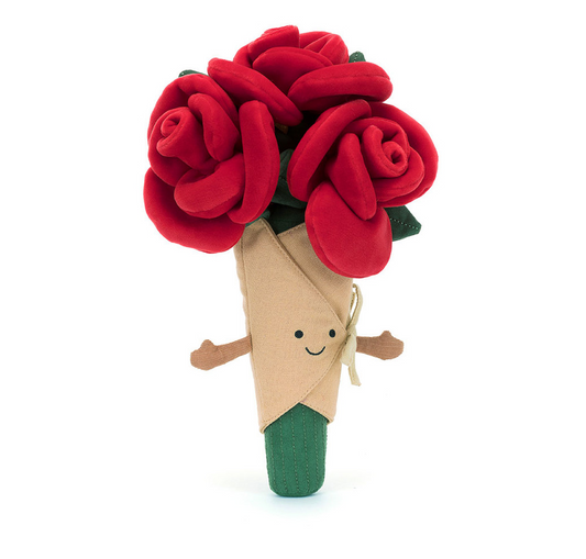 Amuseables Rose Bouquet by Jellycat