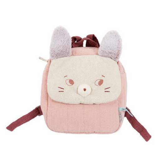 Apres la Pluie - Brume Mouse Backpack By Moulin Roty