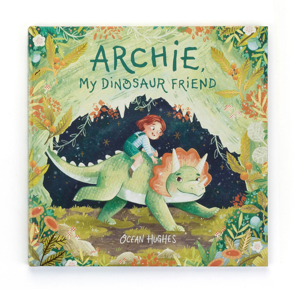 Archie, My Dinosaur Friend Book By Jellycat