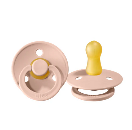 BIBS Pacifier Original COLOUR Latex 2 PK Blush