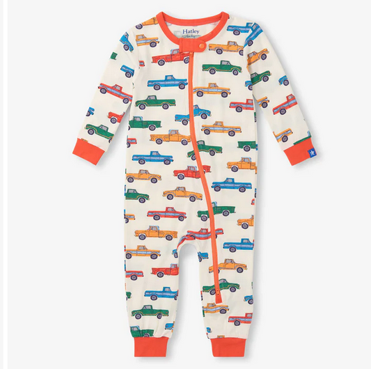 Hatley Baby Boys Trucks Bamboo Sleeper