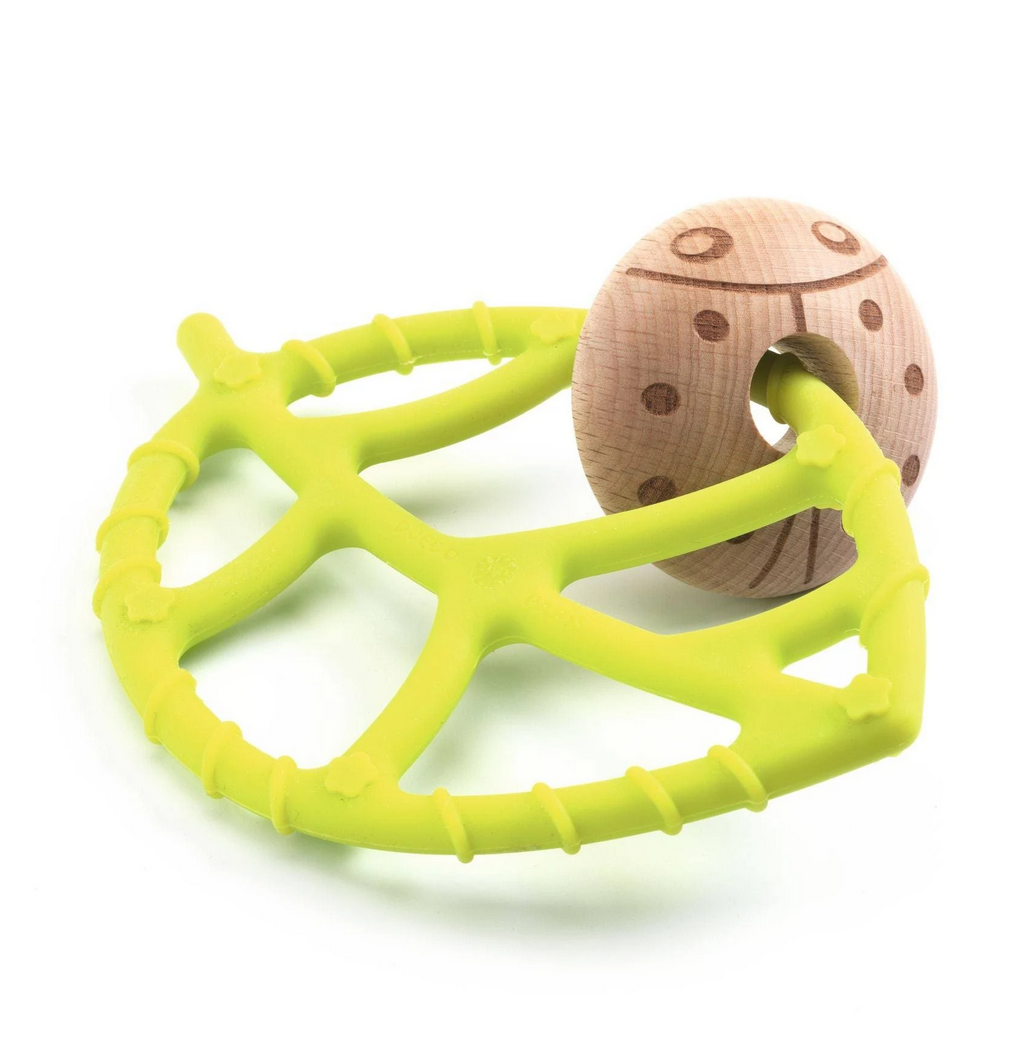 BabyGreeni teething ring by Djeco