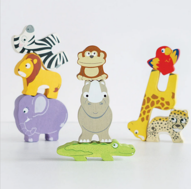 Baby and Toddler - Stacking - Africa Animals by Le Toy Van