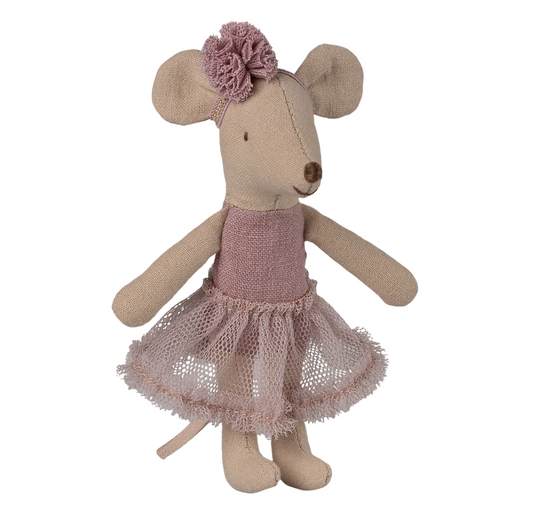 Ballerina mouse, Little sister - Heather  by Maileg