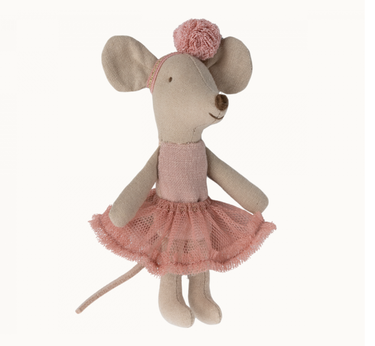 Ballerina mouse, Little sister - Rose by Maileg