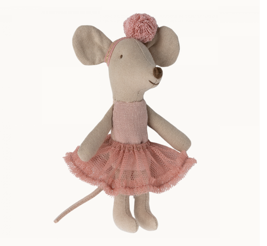 Ballerina mouse, Little sister - Rose by Maileg