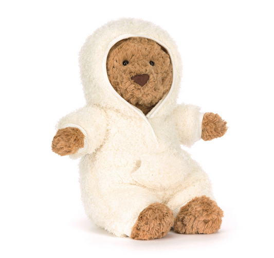Coming very soon! Bartholomew Bear All-in-one Outfit by Jellycat