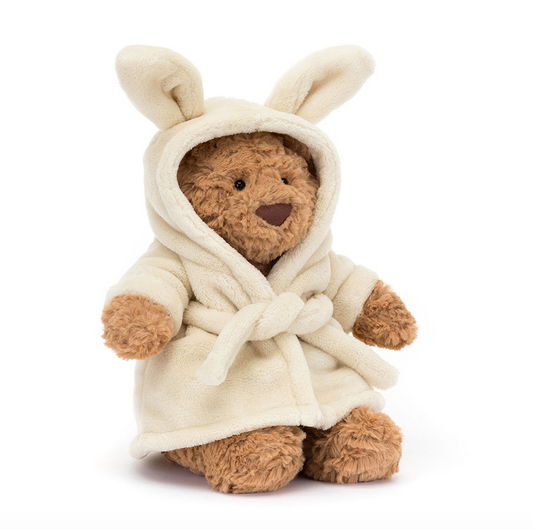 COMING VERY SOON!!! Bartholomew Bear Bathrobe by Jellycat