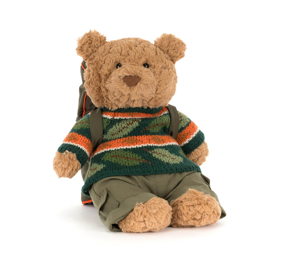 Bartholomew Bear Hiking Outfit by Jellycat