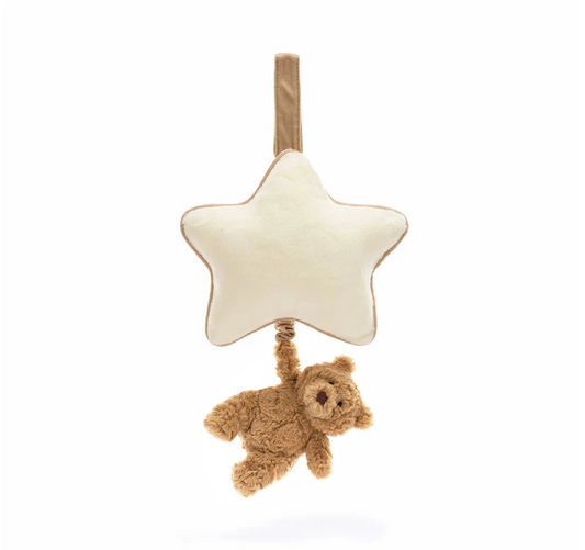 Bartholomew Bear Musical Pull by Jellycat