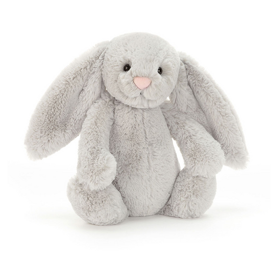 Bashful Silver Bunny by Jellycat