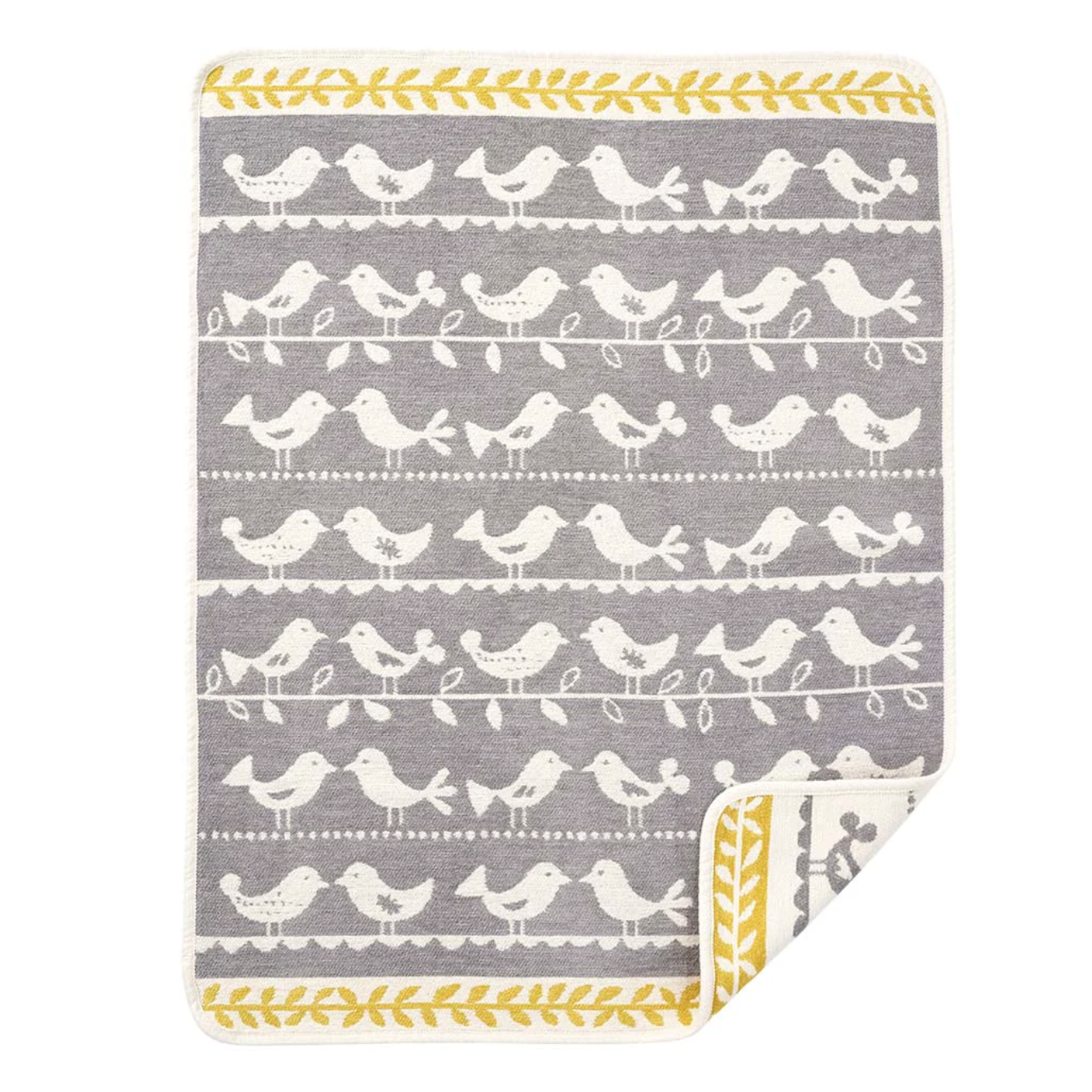 Cotton Blanket Birds By Klippan
