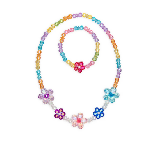 Blooming Beads Necklace & Bracelet Set
